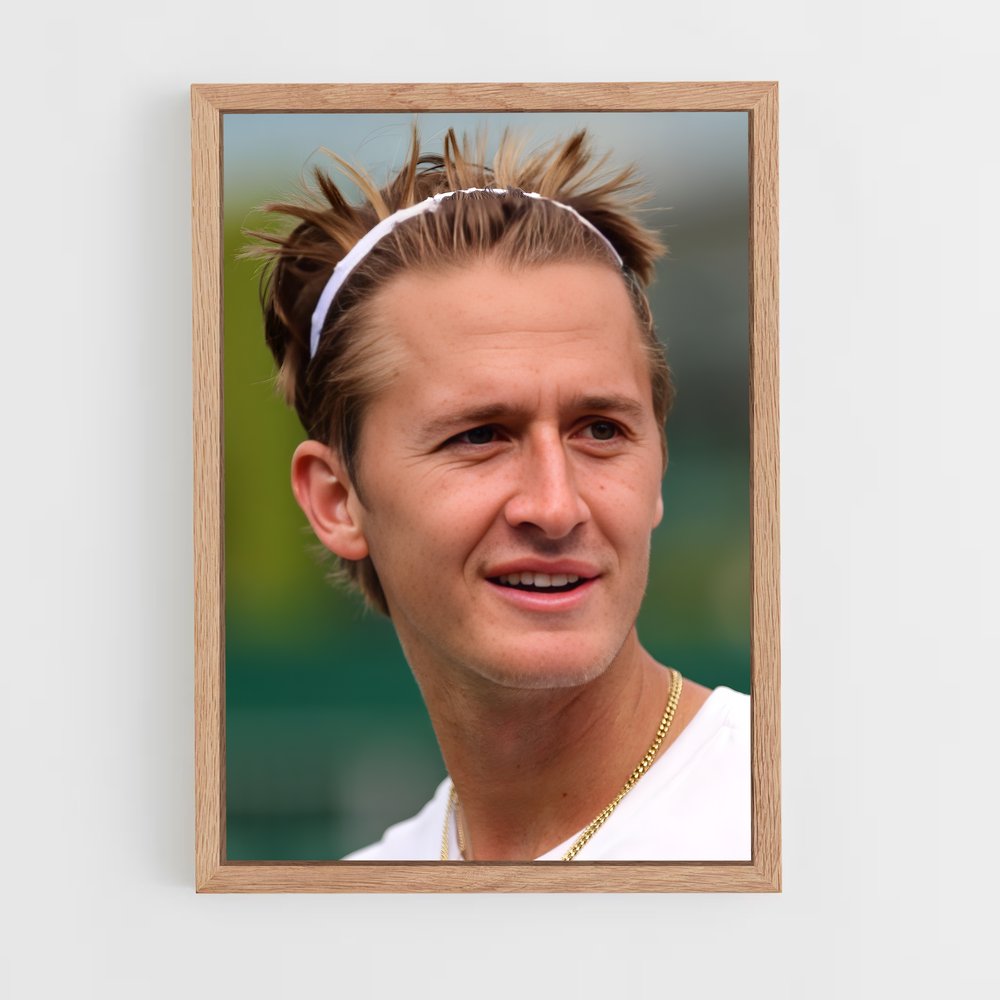 Poster Sebastian korda crête – affiche Tennis (vue 4)